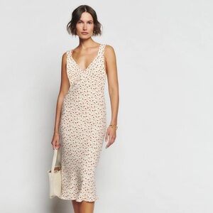 Cream Beauden Reformation Dress